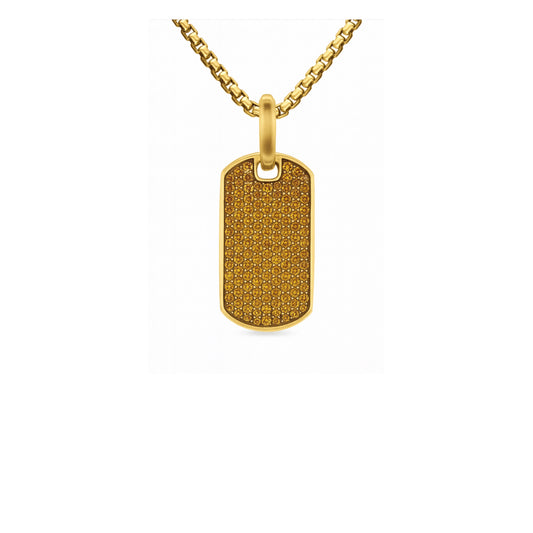 Brown Zircon Tag