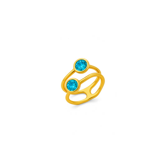 Anillo Ibiza Deep Blue